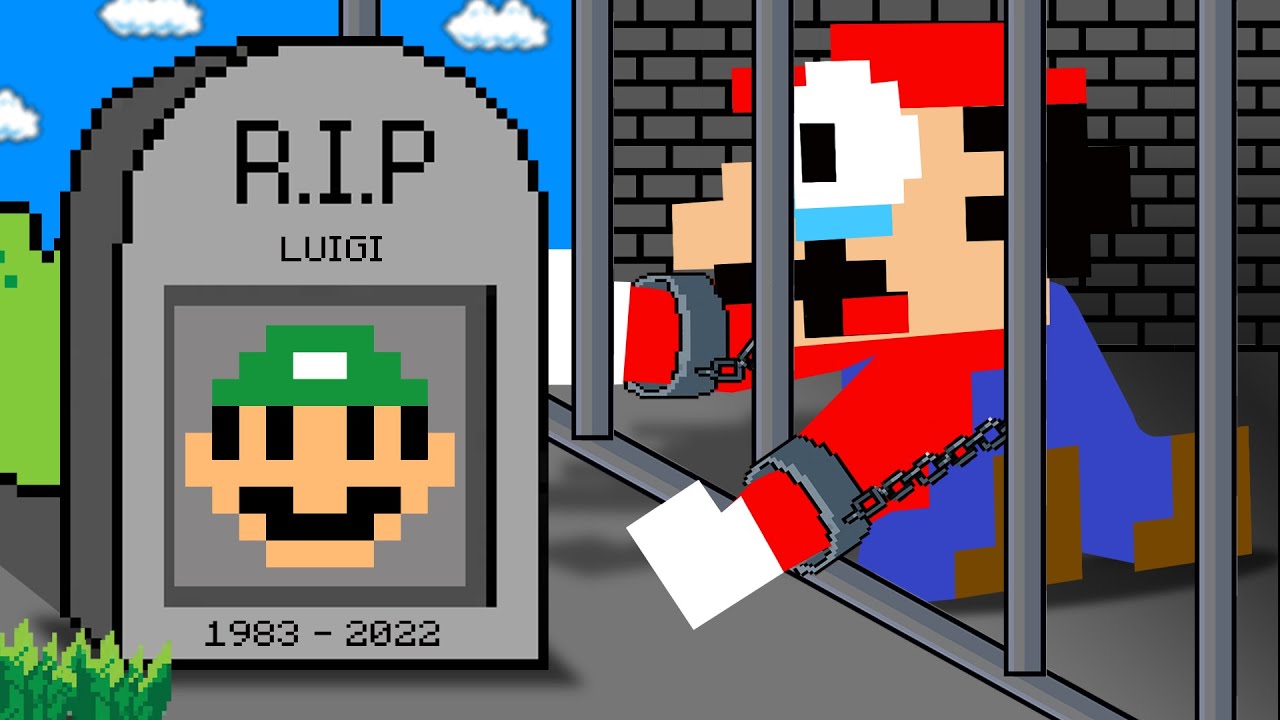 Mario R.I.P Luigi in Prison Bowser, Sorry Luigi...Please Comeback | Game Animation