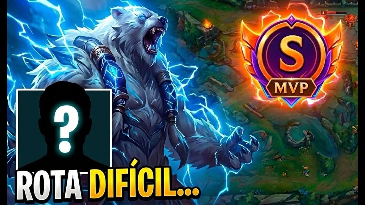A ROTA FOI DIFÍCIL MAS O FINAL... MVP e rank S de Volibear (primeiro vídeo com webcam)