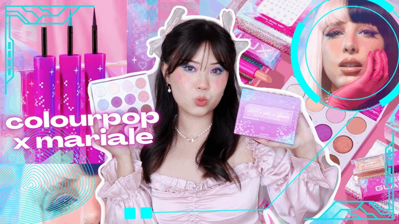 MARIALE x COLOURPOP 👾 3 LOOKS, COMPARISONS + SWATCHES!