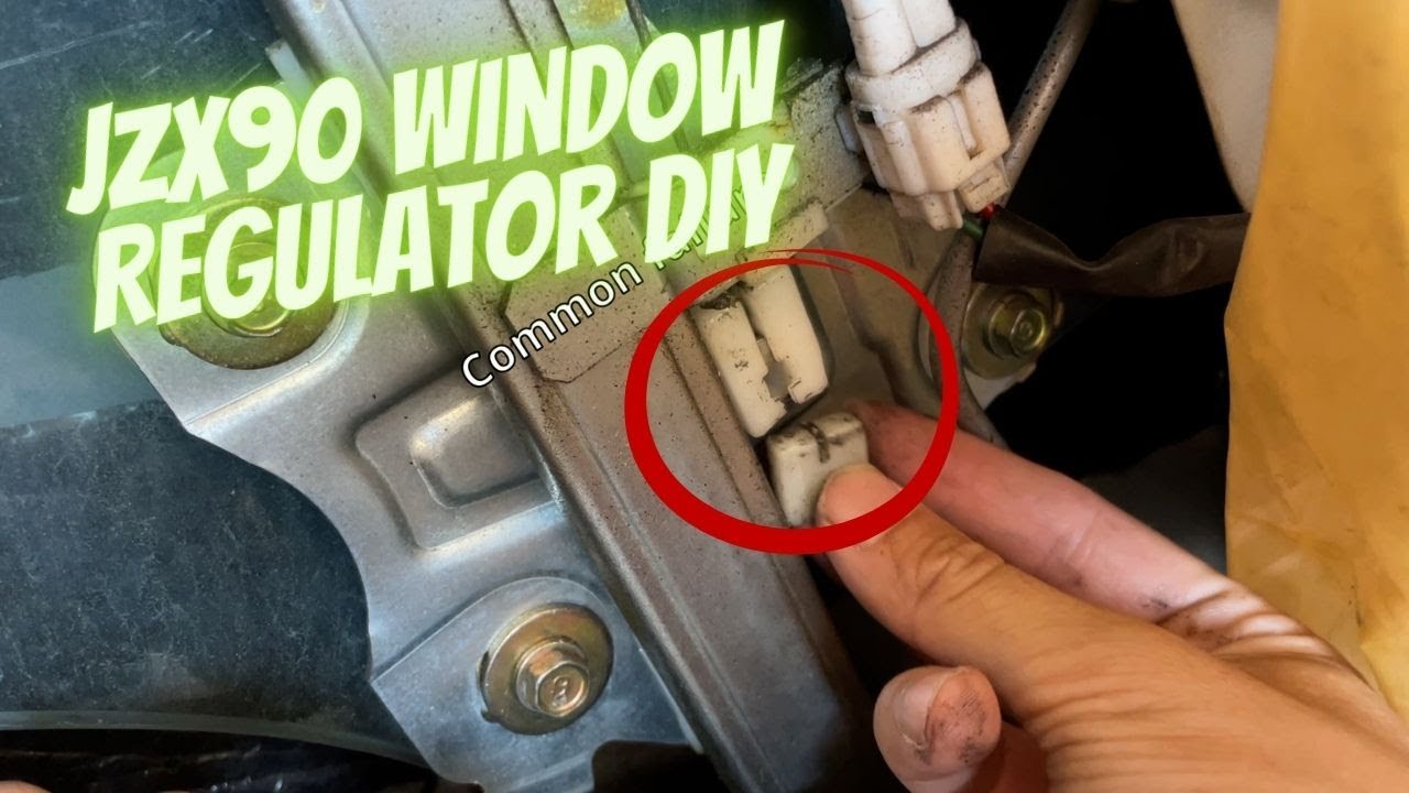 Toyota JZX90 Window Regulator replacement DIY (mark ii, chaser, cresta)
