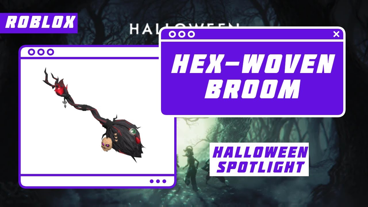 🧹How to get the 'Hex-Woven Broom' | Halloween Spotlight | Roblox
