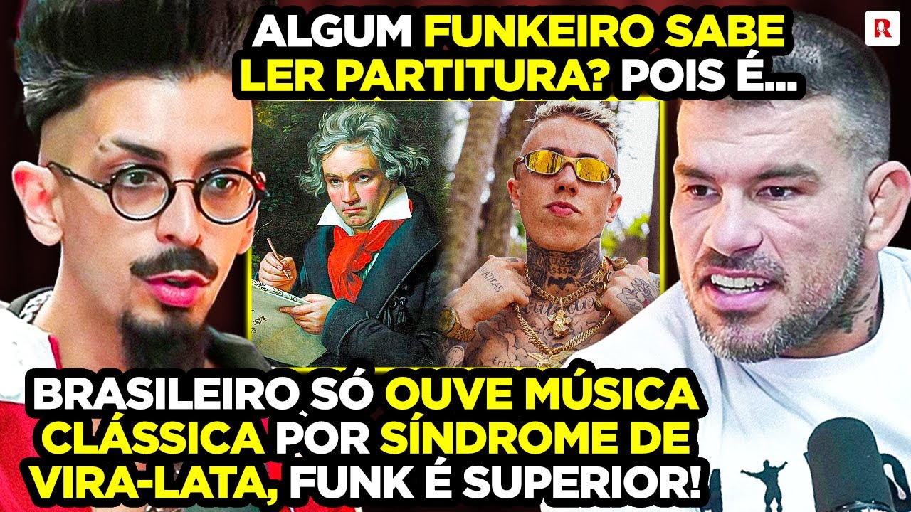 FUNK x M&Uacute;SICA CL&Aacute;SSICA: BRIGADEIRO DEBATE COM FUNKEIRO PROFISSIONAL QUAL &Eacute; O MELHOR