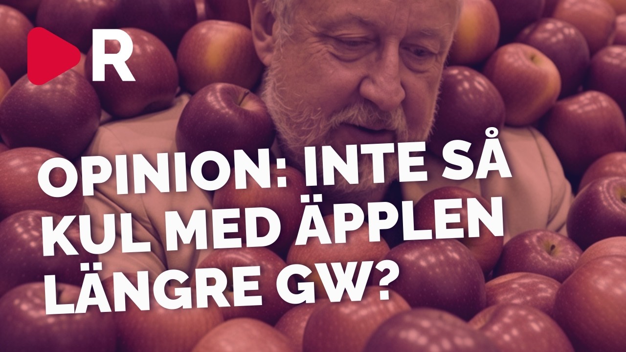 Helt plötsligt tyckte Leif GW Persson att äpplen är otäcka