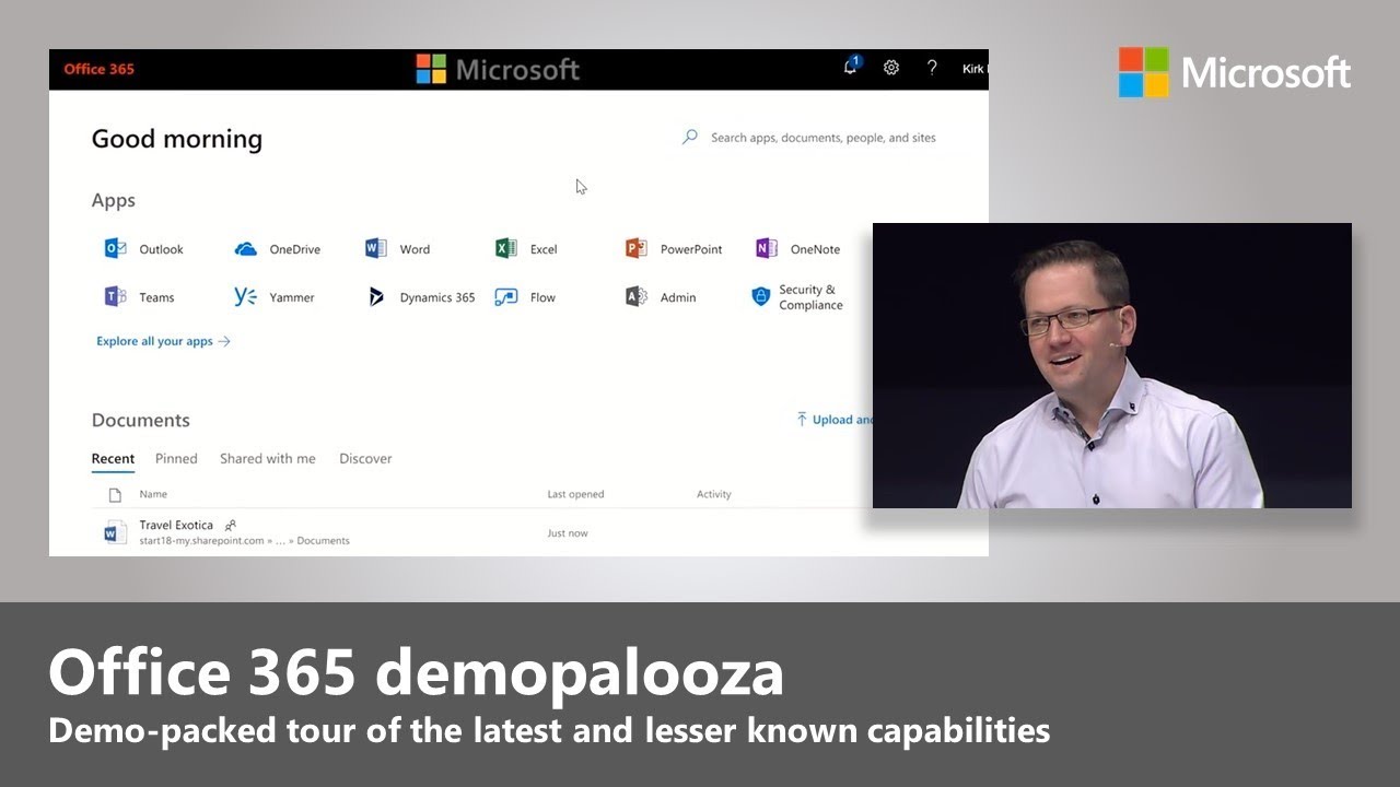 Office 365 demopalooza of the latest and lesser known features