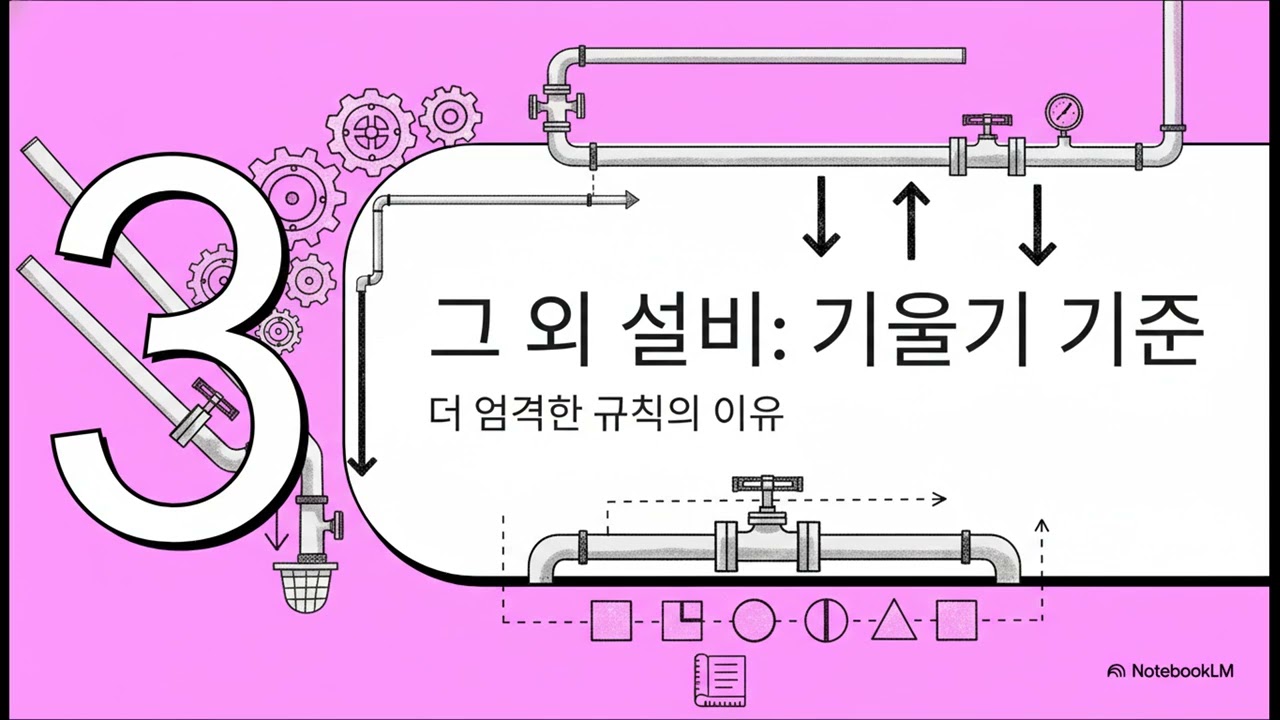배관의 기울기