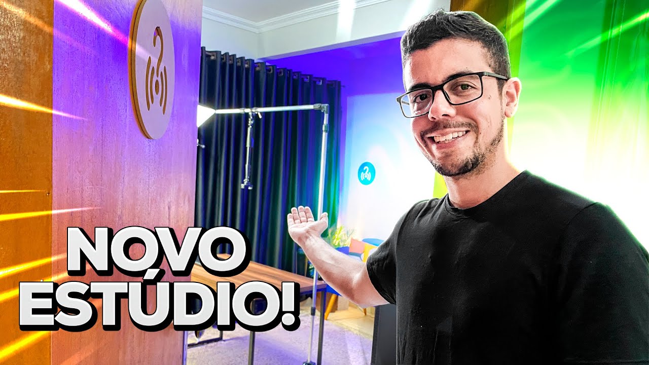 ESSE É O MEU NOVO ESTÚDIO DE GRAVAÇÃO PARA O CANAL DO YOUTUBE - Max Dicas