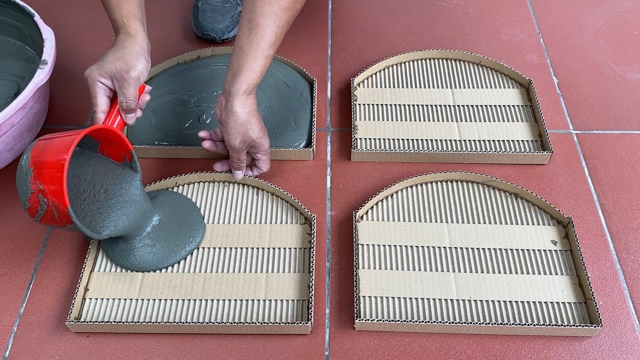 Good ideas about products from cement - making extremely beautiful gifts for your family