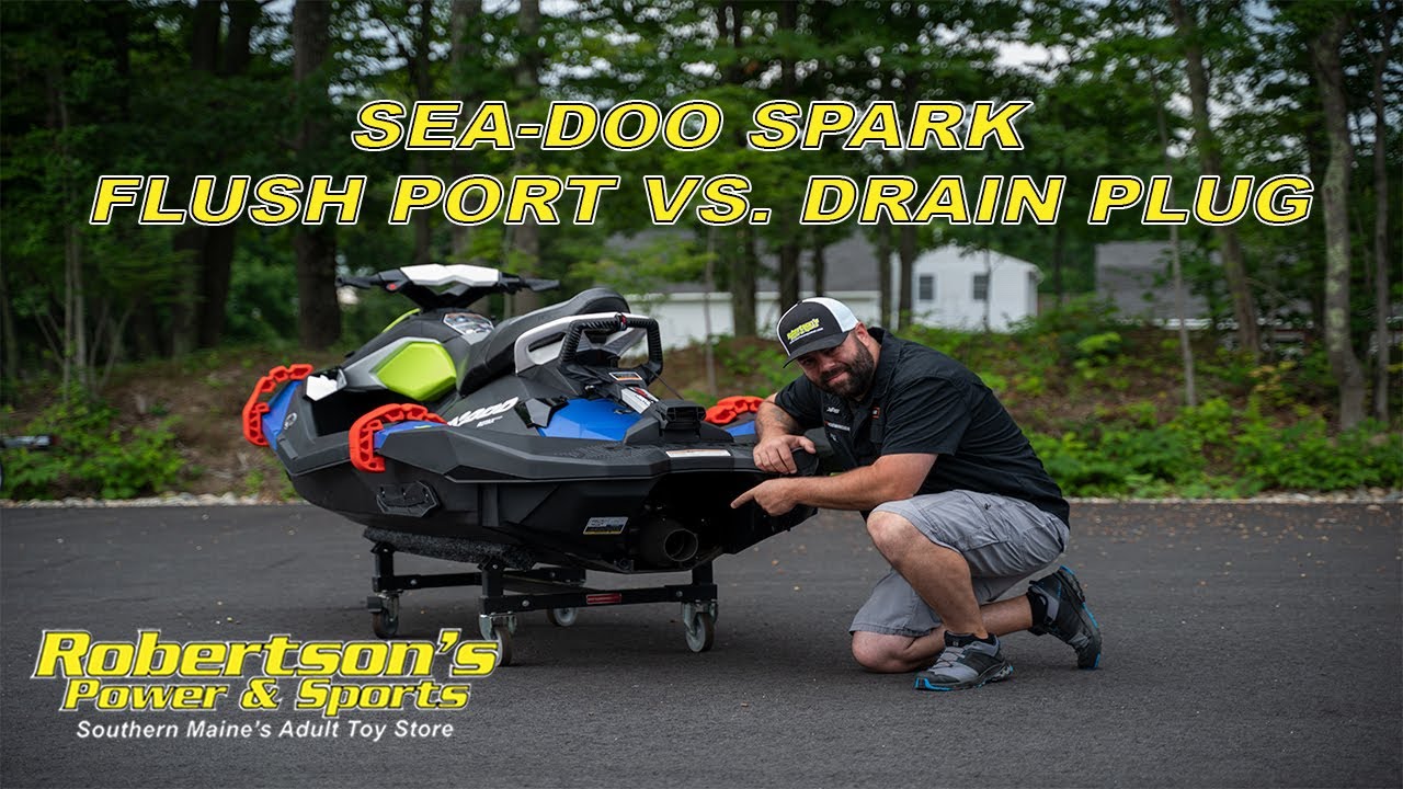 Порт промывки SEA-DOO SPARK и сливная пробка
