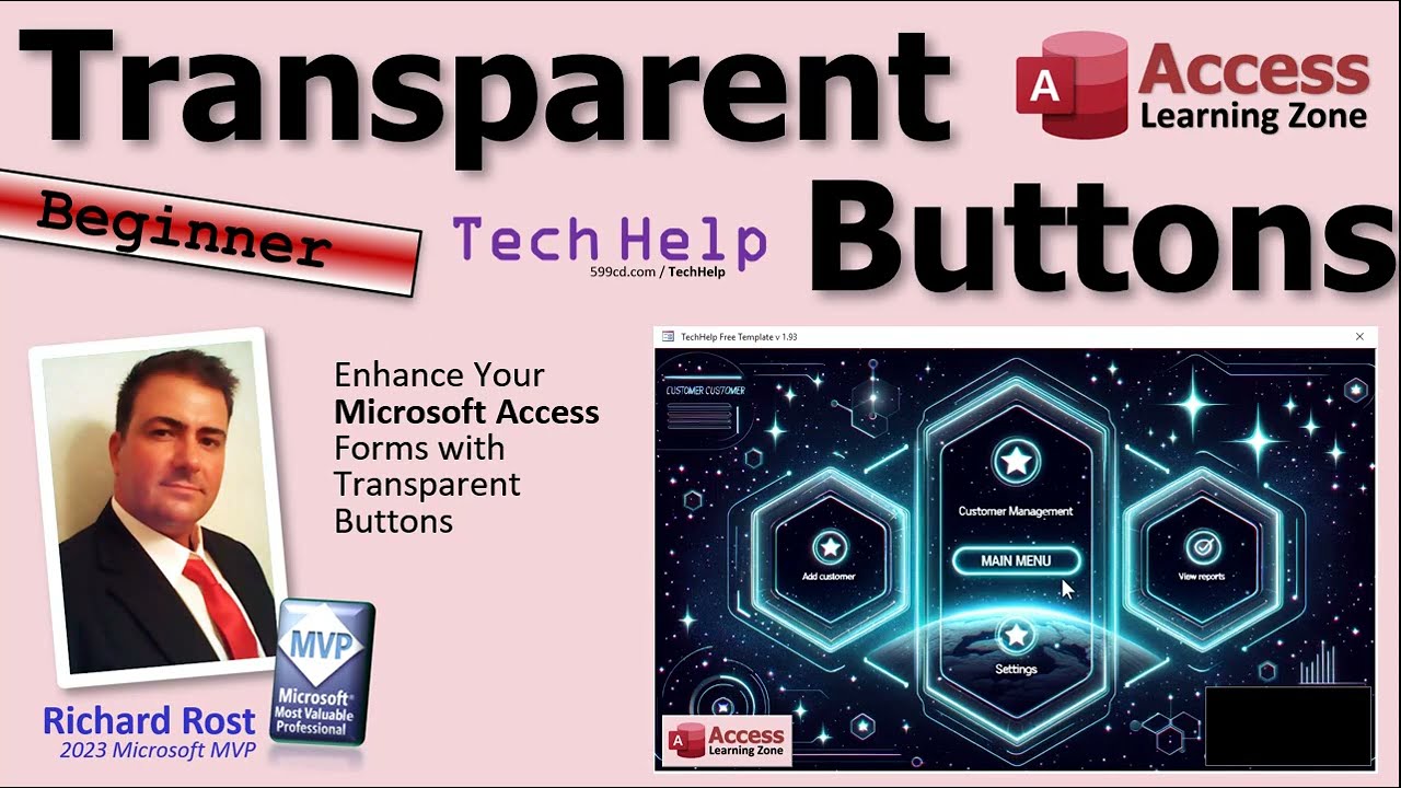 Enhance Your Microsoft Access Forms with Transparent Buttons