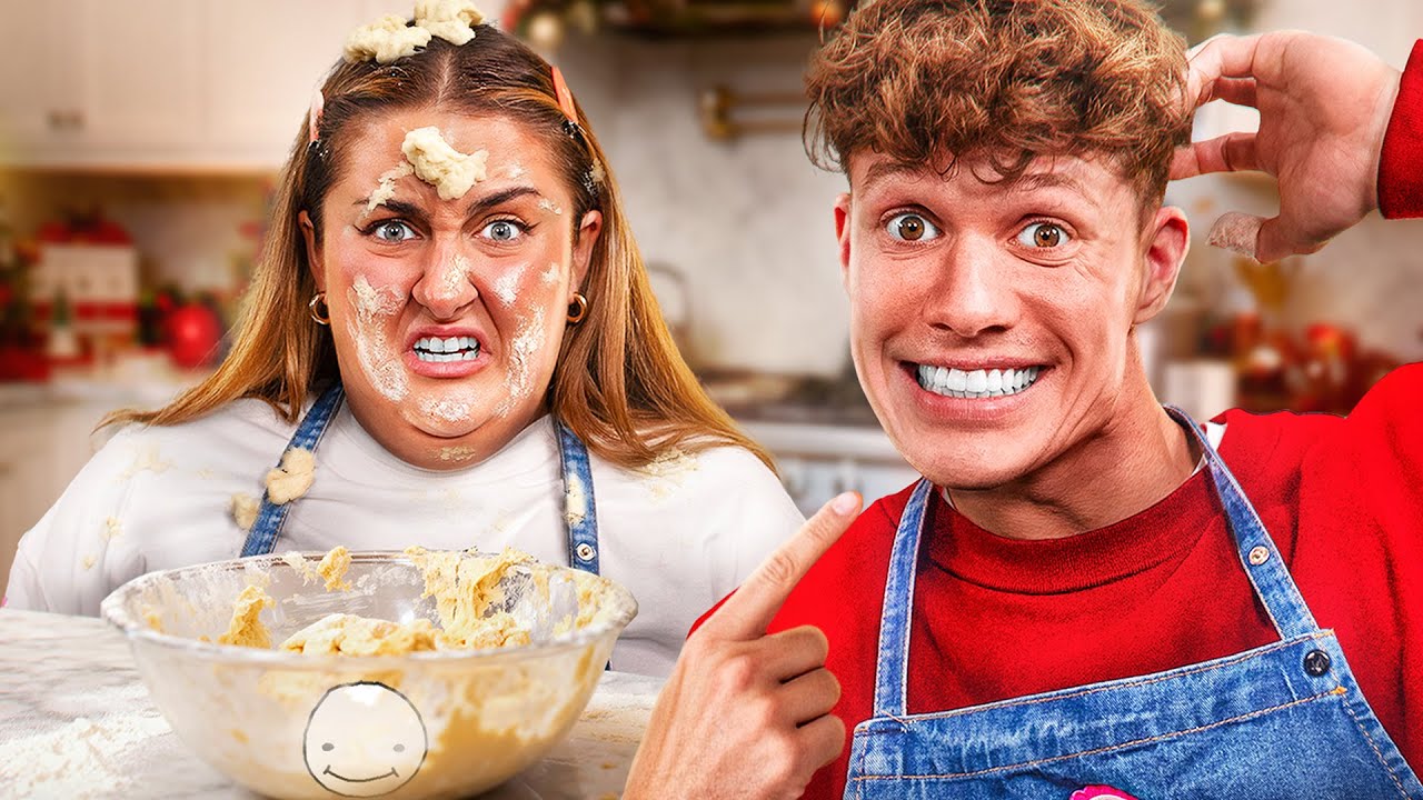 ICH PRANKE SANDRA BEIM BACKEN