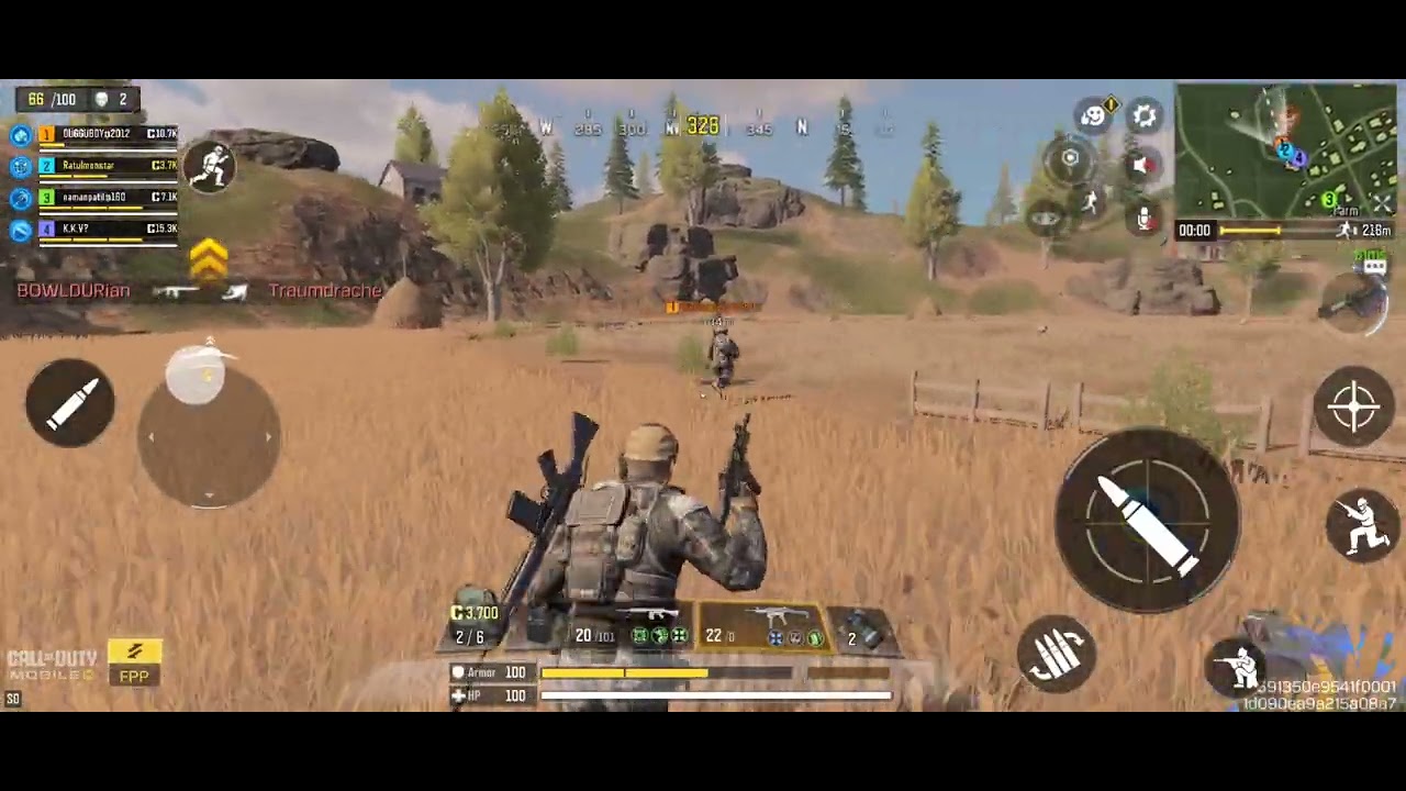 Battle Royale Gameplay in call Of duty mobile. ✌️✌️ winning the match🫤