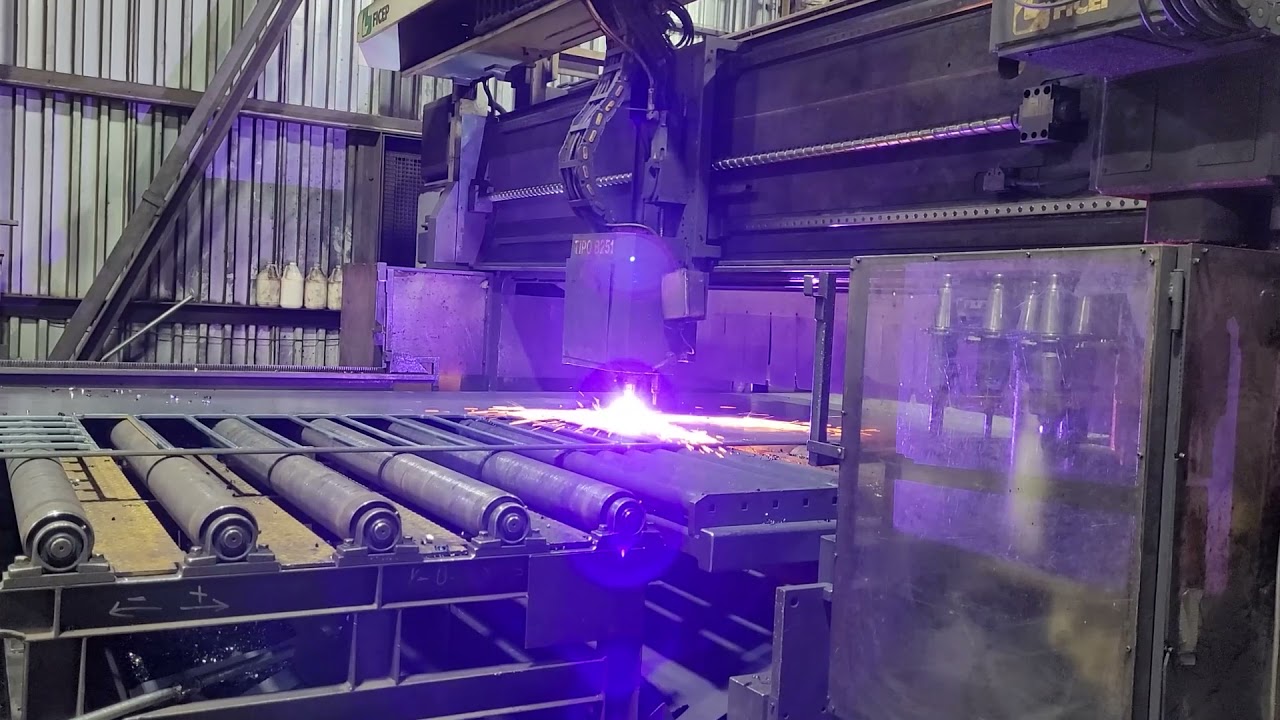 Ficep Tipo B 251 CNC Plate Punching , Thermal Cutting & Drilling