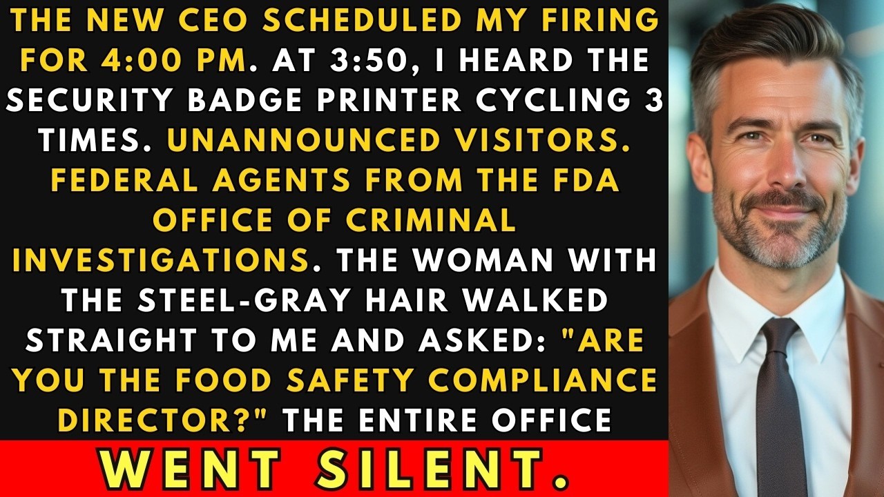 He Scheduled My Firing For 4:00 PM — By 3:50, Federal Agents Stepped In | Office Revenge