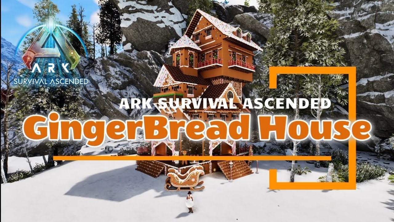 【ARK】ASA ロストコロニー編 #10「建築: お菓子の家」How to Build a GINGERBREAD HOUSE / LostColony