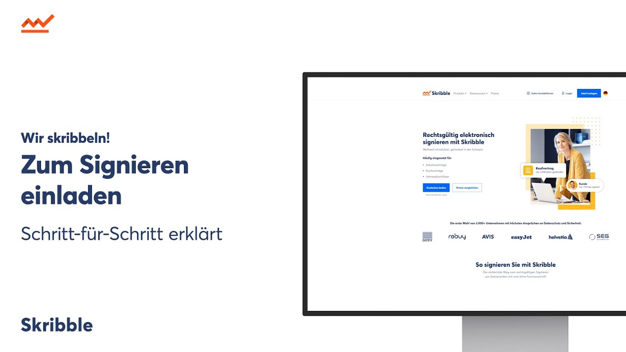So funktioniert die Mehrpersonen-Signatur mit Skribble Schritt für Schritt
