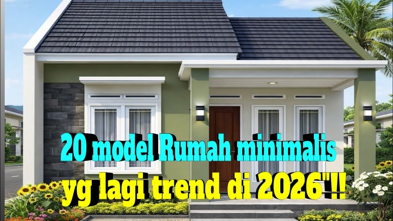 20 model Rumah minimalis, yg lagi trend, di 2026
