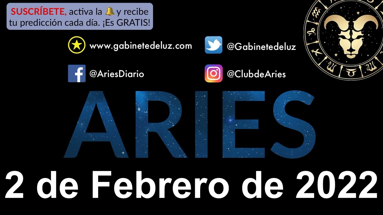Hor&oacute;scopo Diario - Aries - 2 de Febrero de 2022.