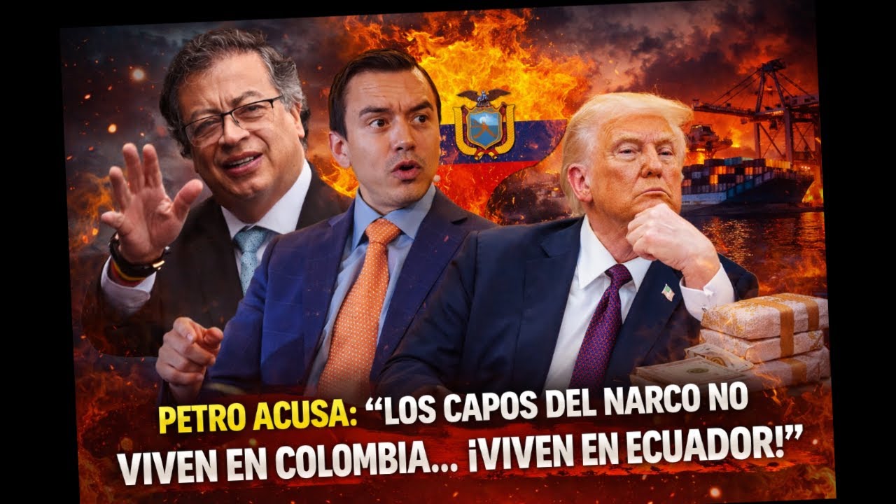 Petro entrega lista de capos a Trump: Ecuador en la mira internacional
