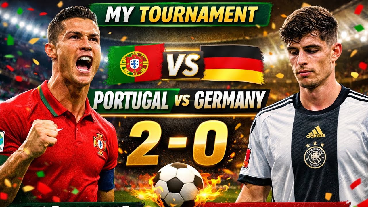 Portugal vs Germany 2-0 | My Tournament | Full Match Gameplay