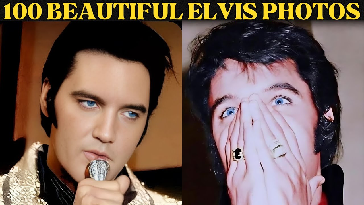 100 BEAUTIFUL ELVIS PRESLEY PHOTOS. (MUSIC COMPOSED AND RECORDED BY ME)