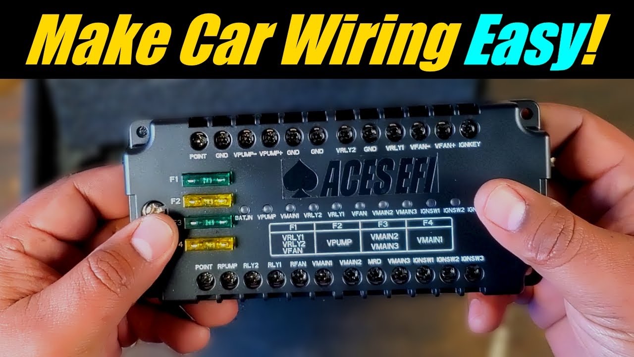 First Look: No Relays, Less Wiring, Less Fuses- Aces EFI PDM | Aces Fuel Injection Wiring |