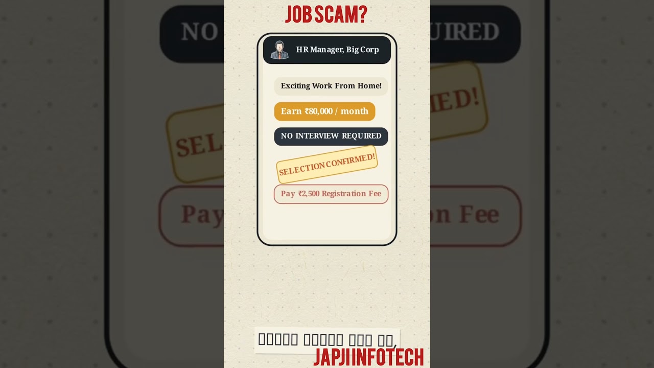 What is a Job Scam? | Job Scam Explained in Simple Language | Fake Job & Online Fraud Awareness