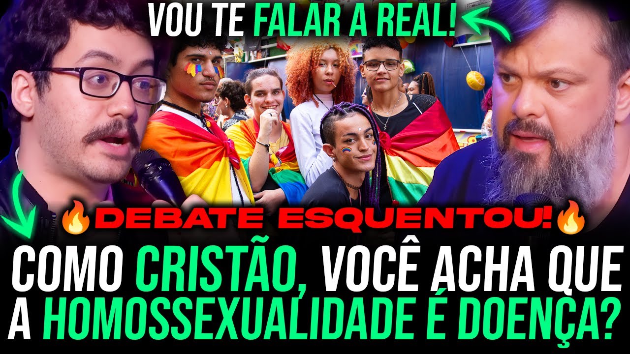 🚨DEBATE: HOMOSSEXUALISMO é uma DOENÇA? PASTOR TASSOS LYCURGO JOGA A REAL! No Inteligência ltda.