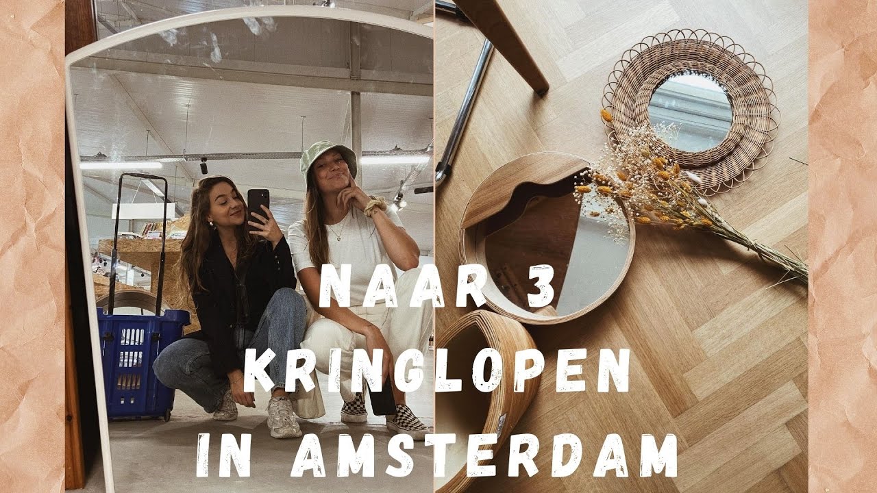 Naar 3 kringloopwinkels in Amsterdam! - verhuisvlog #4 🌼