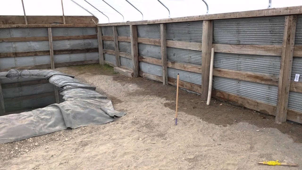 Обновление подземной теплицы