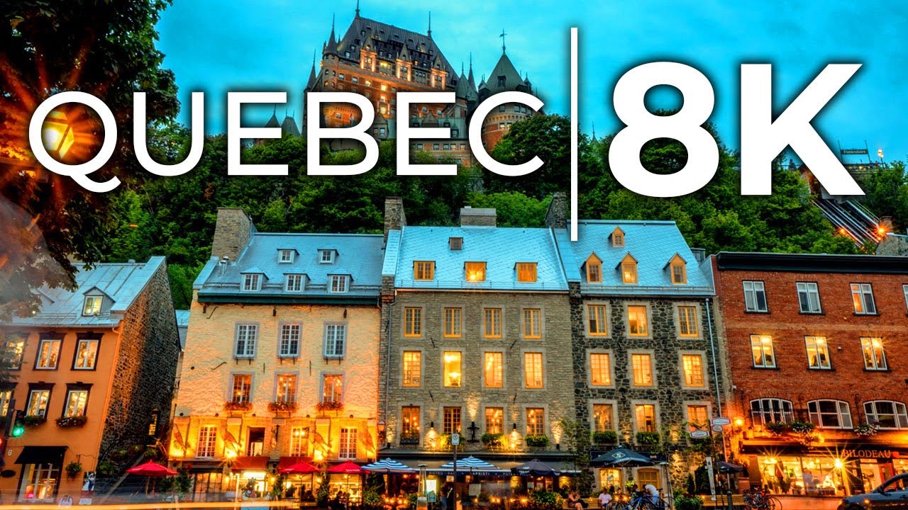 Quebec City Tourism 8K ULTRA HD HDR 60 FPS - Mossy Dandelion