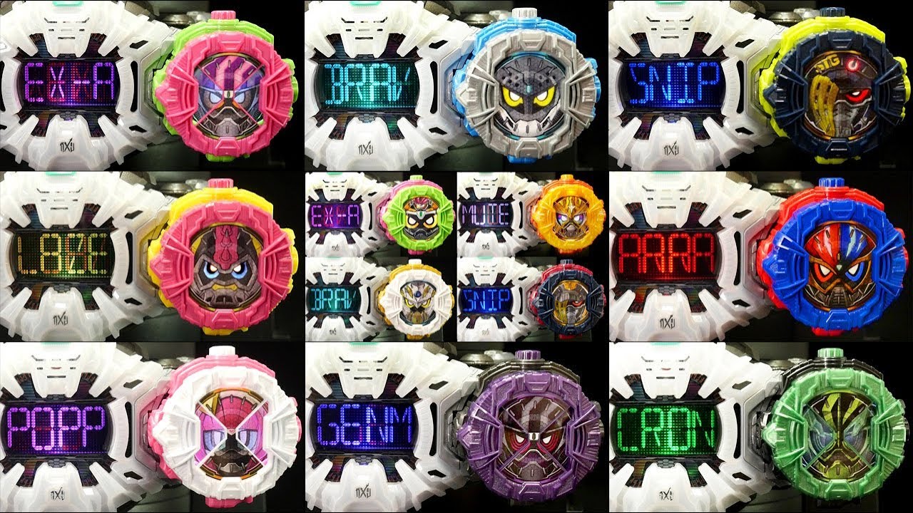 仮面ライダージオウ 【仮面ライダーエグゼイド ライドウォッチスペシャル】エグゼイド ブレイブ スナイプ レーザー ポッピー パラドクス ゲンム クロノス Kamen Rider Zi-O