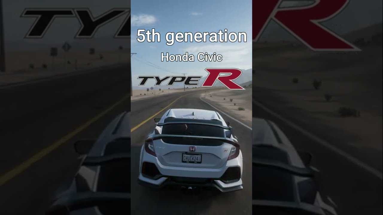 Honda Civic Type R evolution in Forza horizon 5