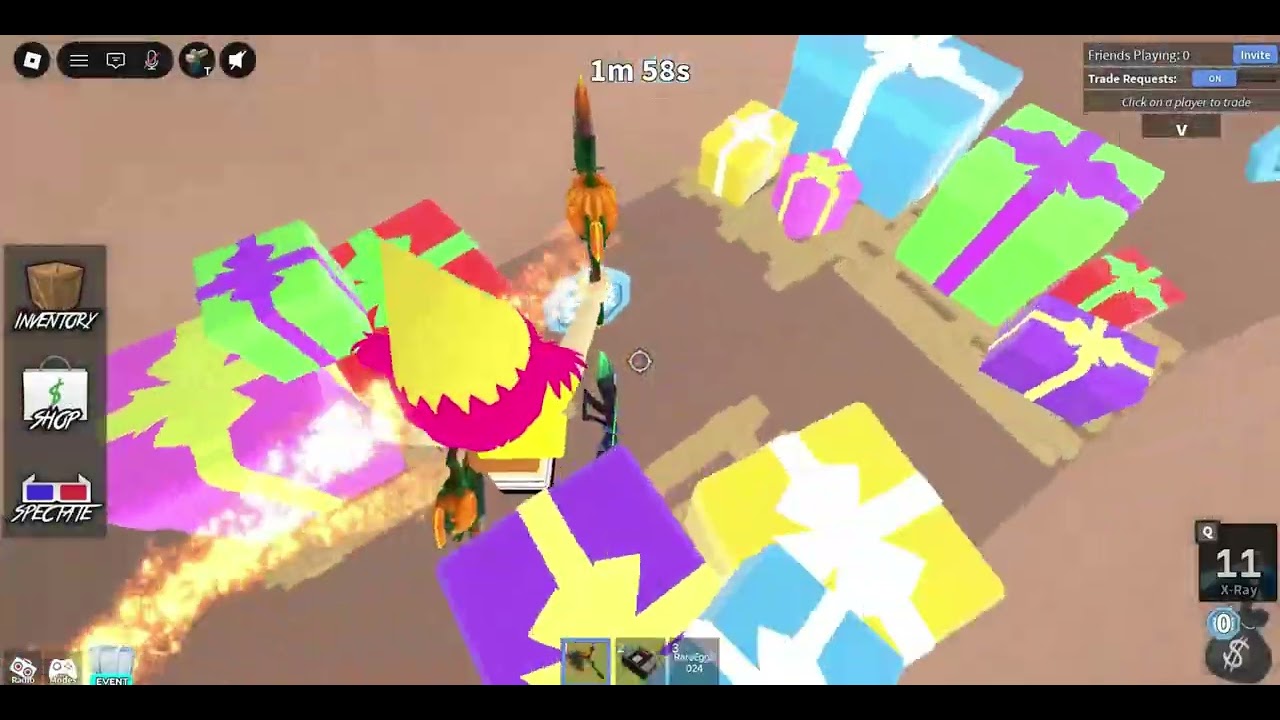 MM2 but I only play for 3 minutes