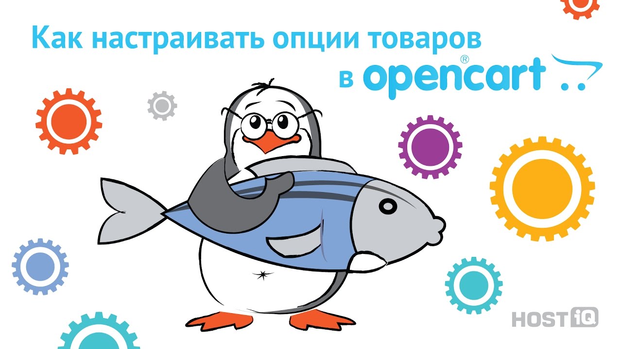 Как настраивать опции товаров в Opencart | HOSTiQ
