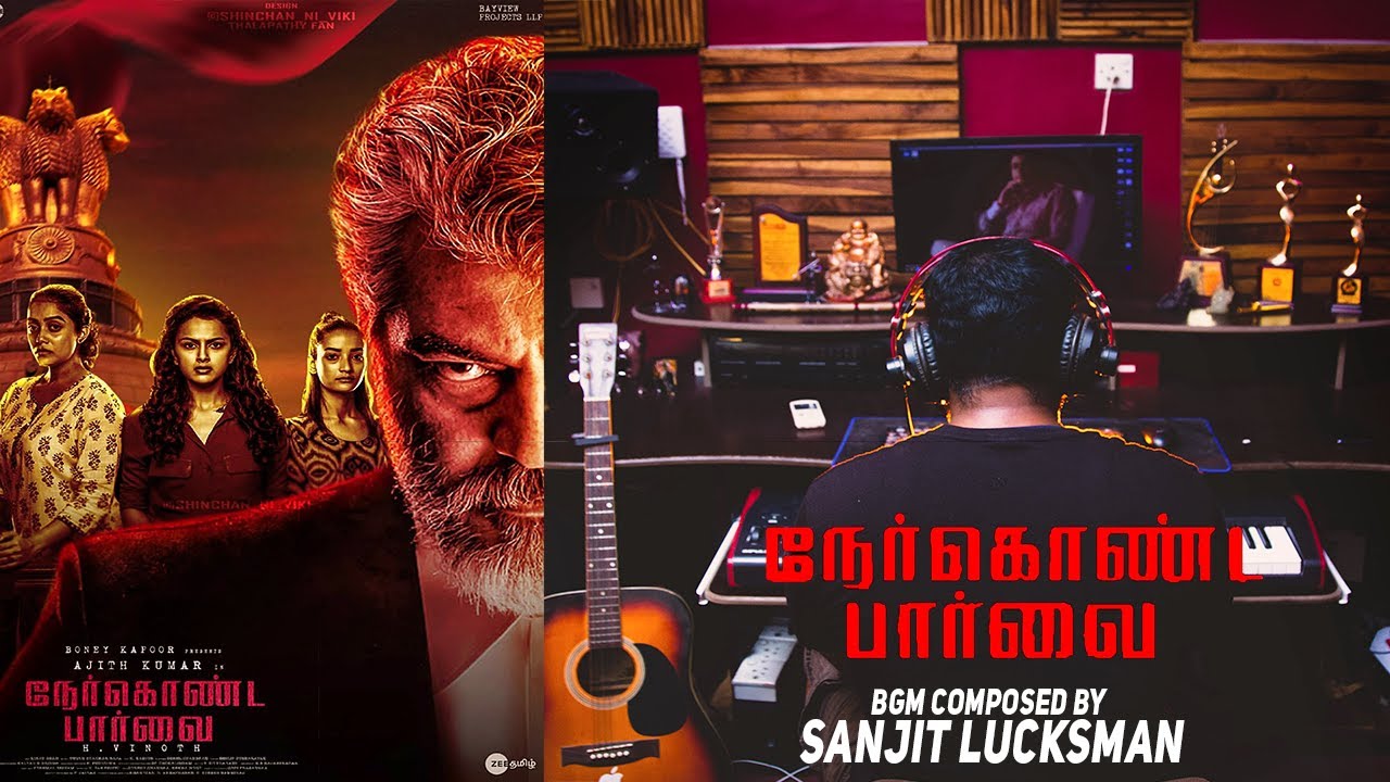Nerkonda Paarvai - Action Sequence | Ajith Kumar | Yuvan Shankar Raja | BGM || SANJIT LUCKSMAN BGM