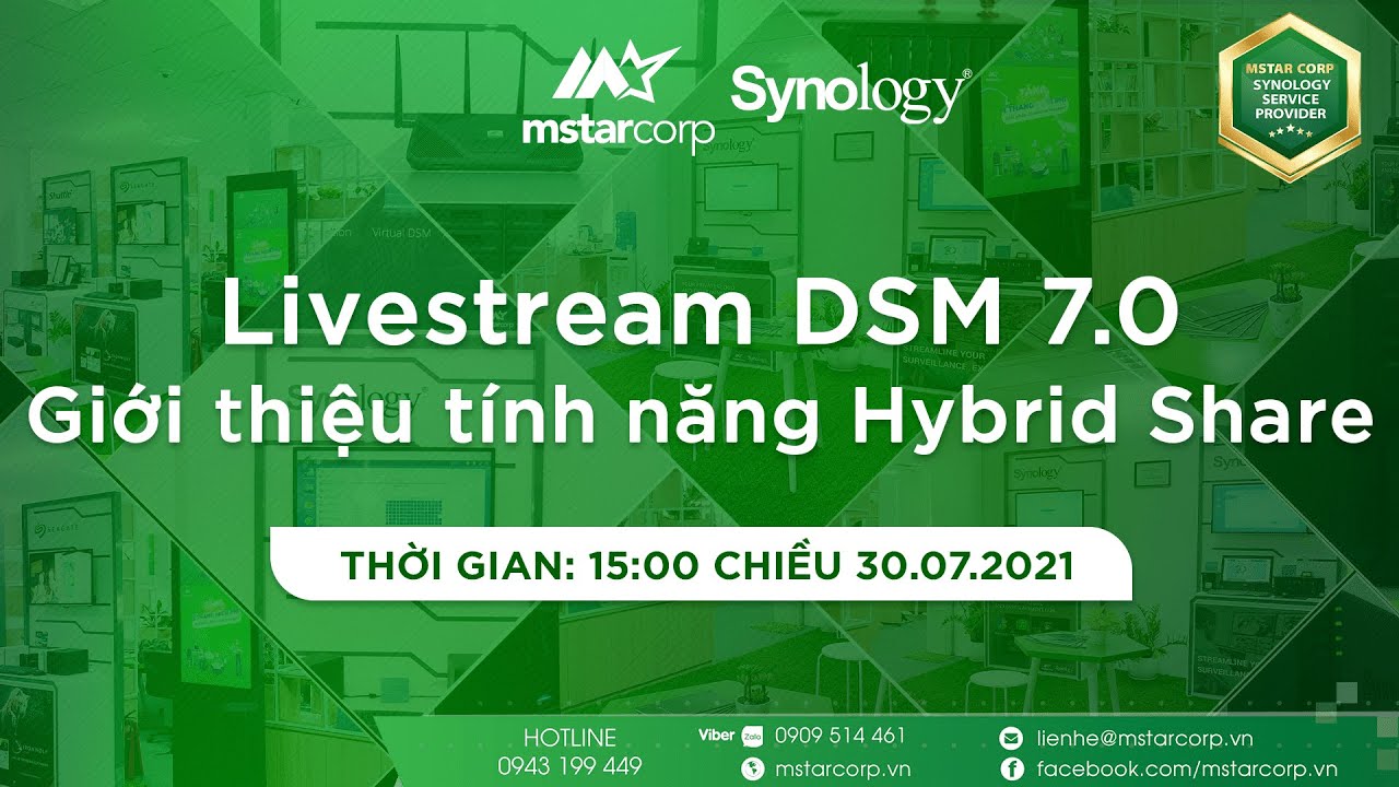Giới thiệu Hybrid Share trên Synology DSM 7.0 | Mstar Corp