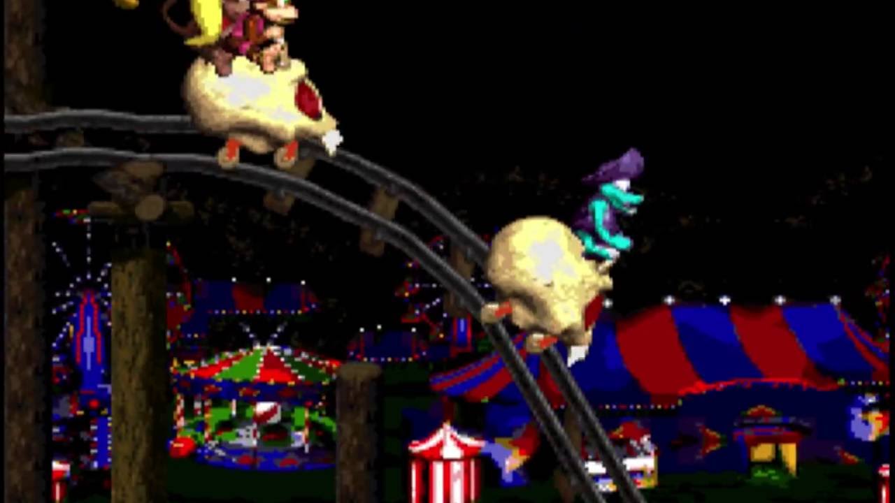 Donkey Kong Country 2: 102% - Level 4-4: Rickety Race