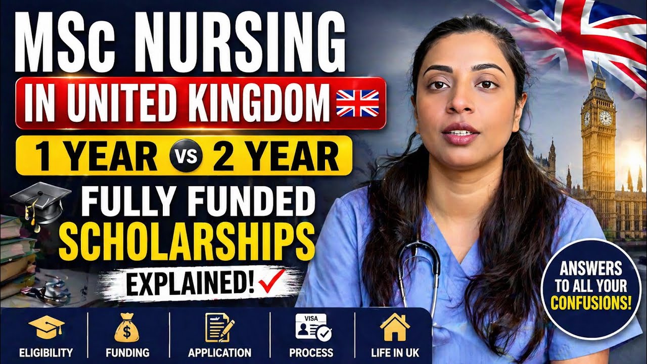 Study MSc Nursing FREE in the UK 🇬🇧 | Fully Funded Scholarships Explained
