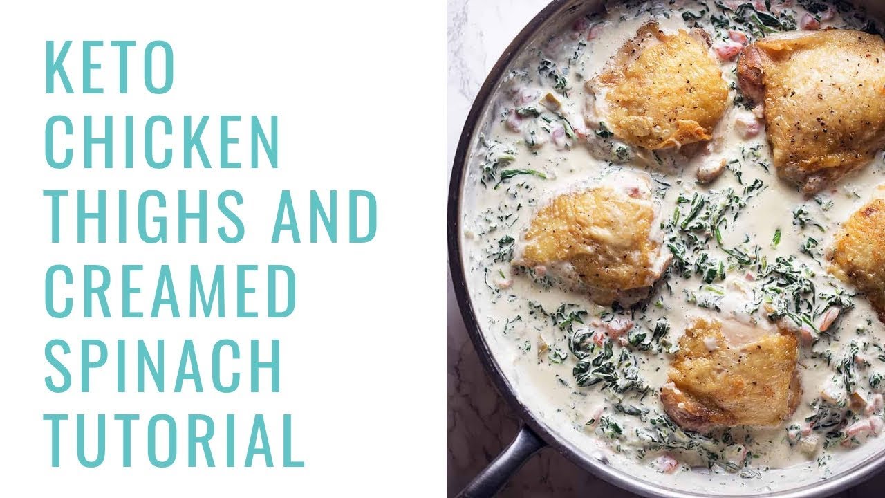 Keto Creamy Spinach Chicken | Keto Chicken Recipe
