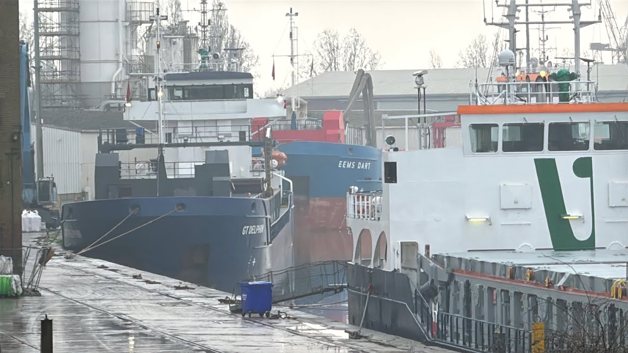 090326 Lady Mary, GT Delphin & Eems Exe in #Sharpness #Dock #docklife 