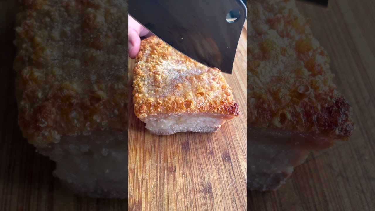 Knuspriger Schweinebauch Mittelschnitt 🔪