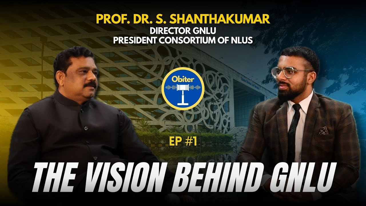 GNLU 101 with Director Prof.Dr. Sanjeevi Shanthakumar