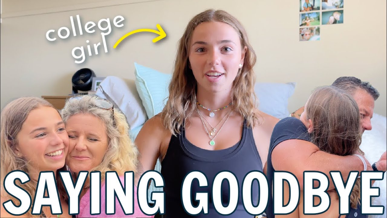 Saying Goodbye To Our College Daughter +  Katie's Dorm Tour