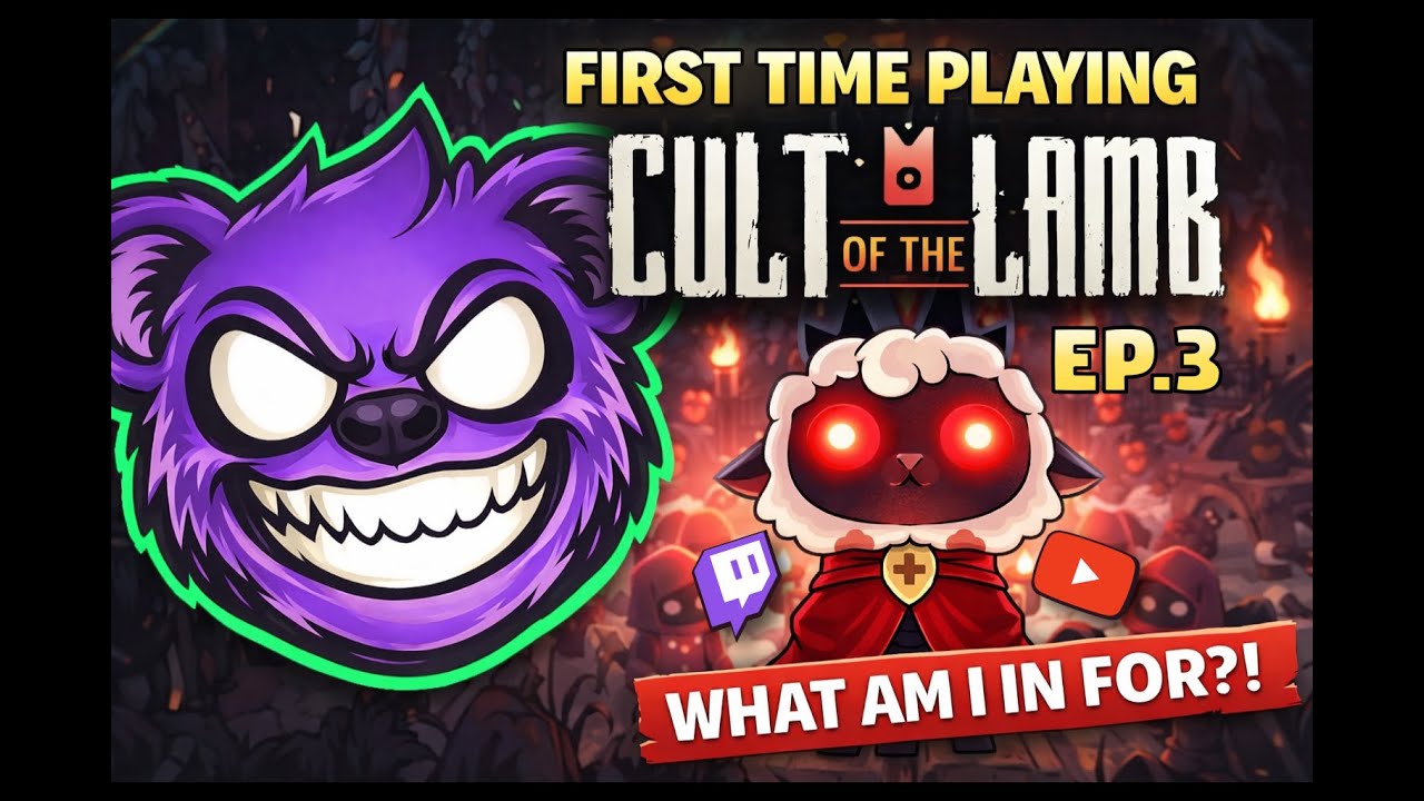 FIRST PLAYTHROUGH - Chat Integration - Cult of the Lamb - Ep 3