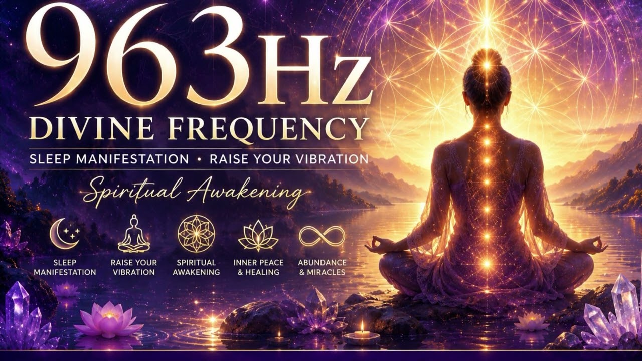 🌌 963Hz Divine Frequency | Sleep Manifestation &bull; Raise Your Vibration &bull; Spiritual Awakening