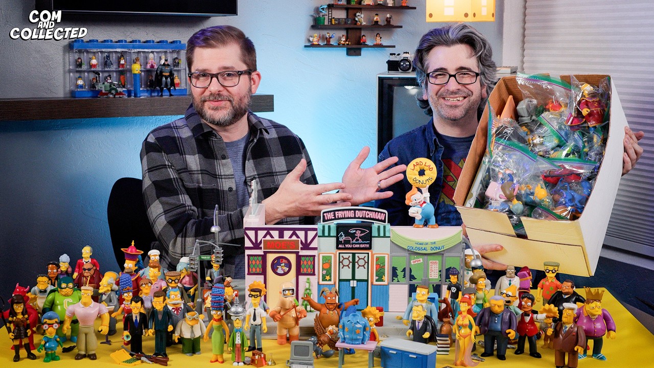Я купил ещё одну огромную коробку фигурок по мотивам «Симпсонов»! Коллекция Playmates «Мир Спринг...