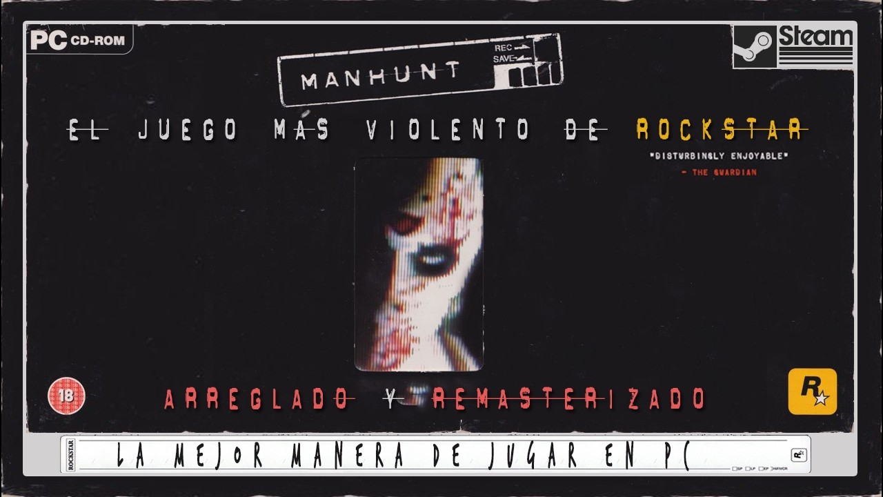 La Mejor Manera de Jugar Manhunt en PC | El Juego mas Violento de Rockstar Arreglado y Remasterizado