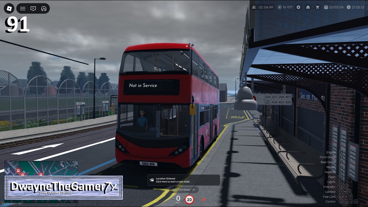 Gameplay 91 | Roblox Croydon London Bus Simulator