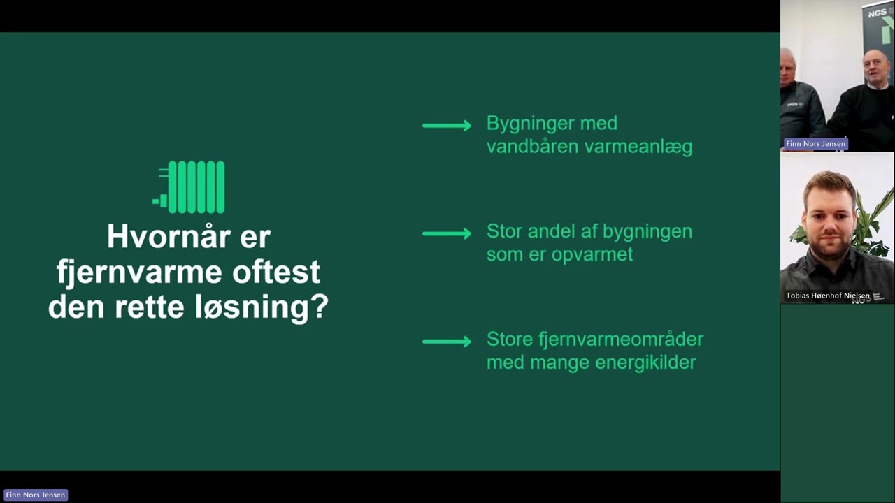 NGS Webinar: Fjernvarme eller varmepumpe?