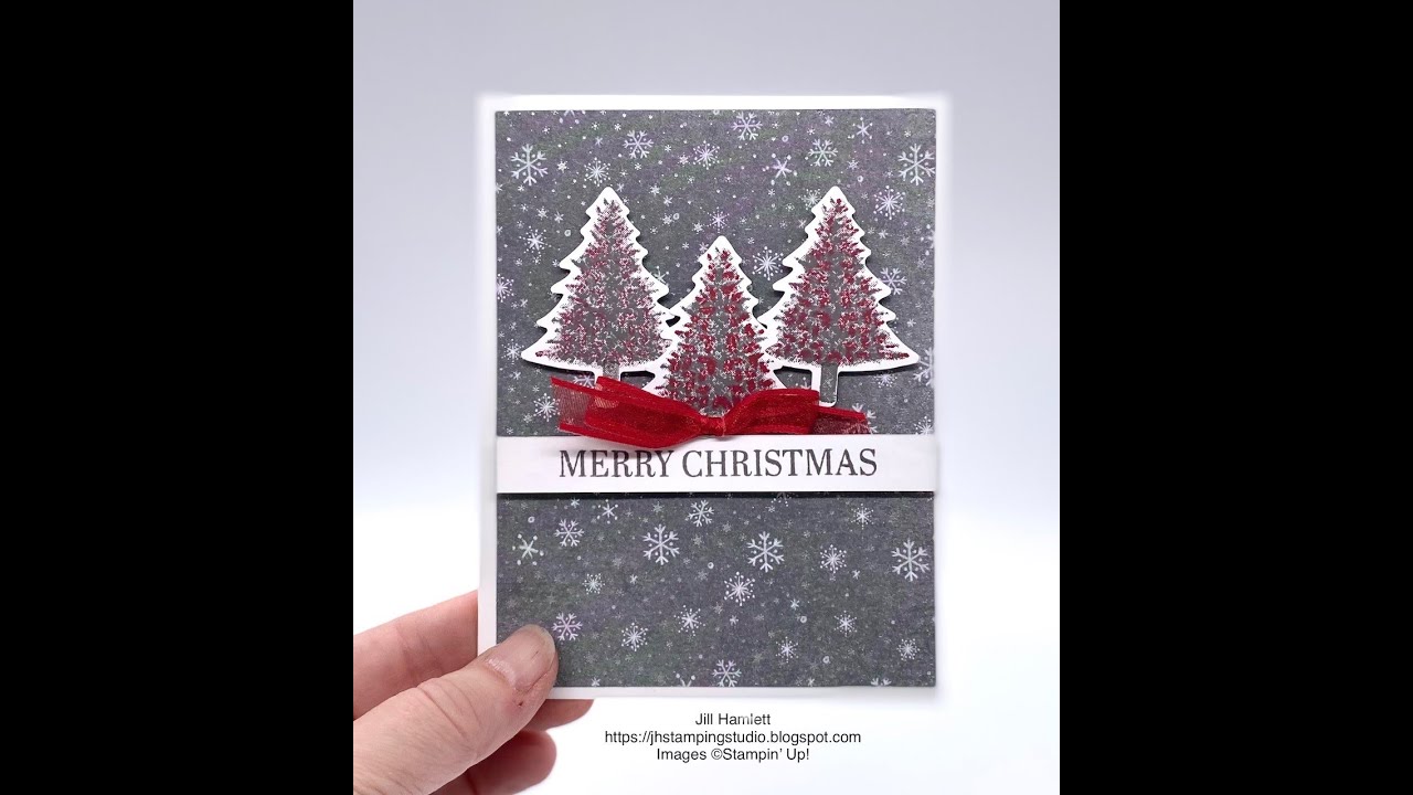 Kissing Technique using Stampin&rsquo; Up! Perfectly Plaid stamp set